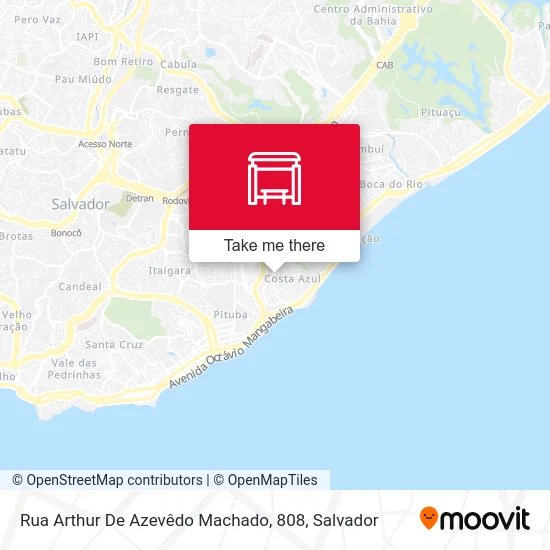 Rua Arthur De Azevêdo Machado, 808 map