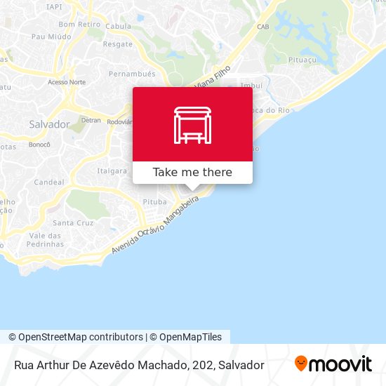 Mapa Rua Arthur De Azevêdo Machado, 202