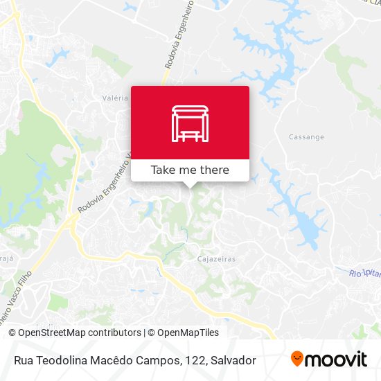 Mapa Rua Teodolina Macêdo Campos, 122