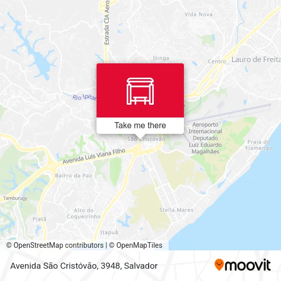 Avenida São Cristóvão, 3948 map