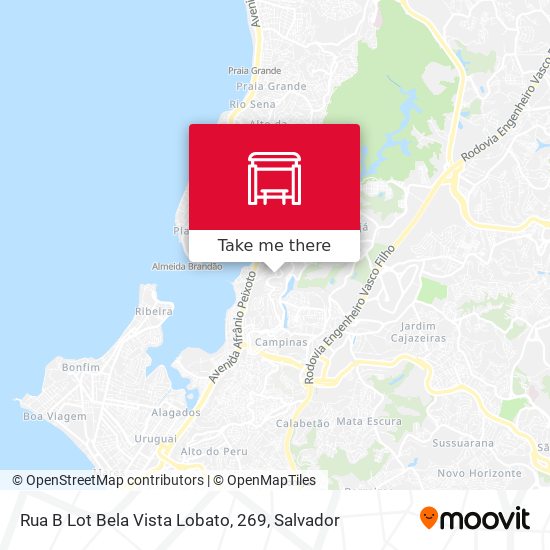 Mapa Rua B Lot Bela Vista Lobato, 269