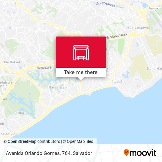 Mapa Avenida Orlando Gomes, 764