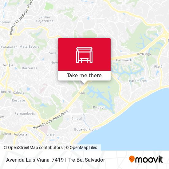 Avenida Luís Viana, 7419 | Tre-Ba map