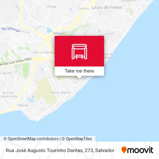 Rua José Augusto Tourinho Dantas, 273 map
