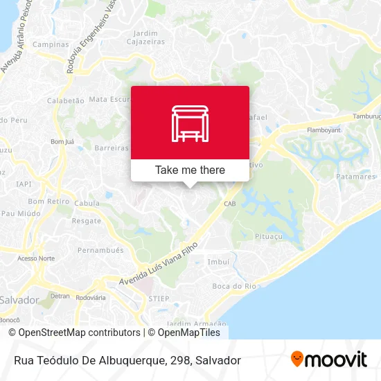 Rua Teódulo De Albuquerque, 298 map