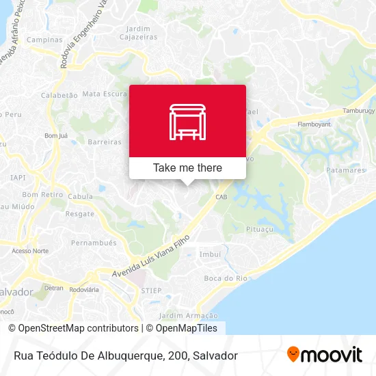 Rua Teódulo De Albuquerque, 200 map