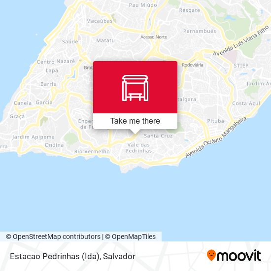 Estacao Pedrinhas (Ida) map