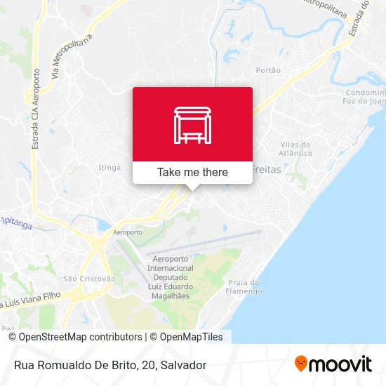 Rua Romualdo De Brito, 20 map