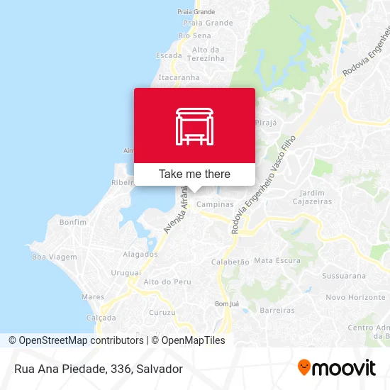 Rua Ana Piedade, 336 map