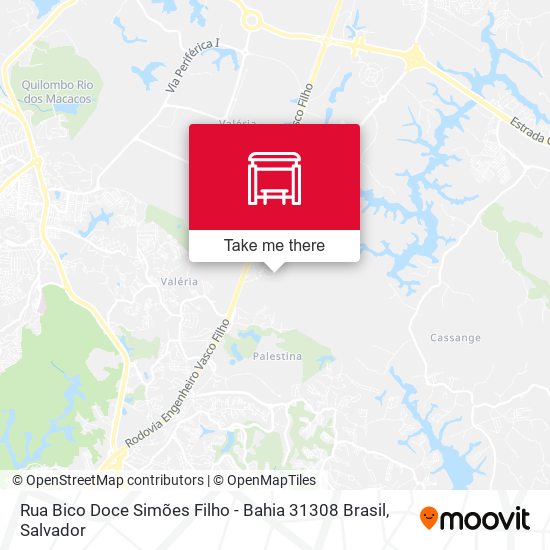 Rua Bico Doce Simões Filho - Bahia 31308 Brasil map