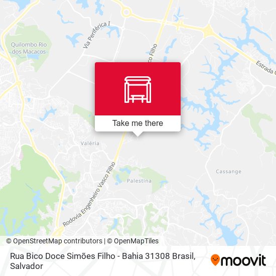 Rua Bico Doce Simões Filho - Bahia 31308 Brasil map