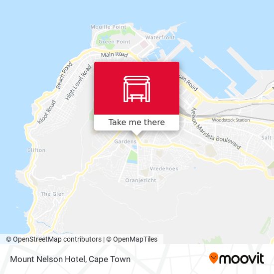 Mount Nelson Hotel map