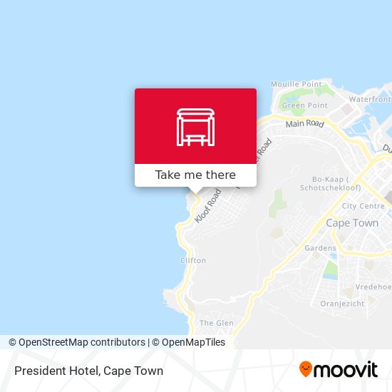 President Hotel map