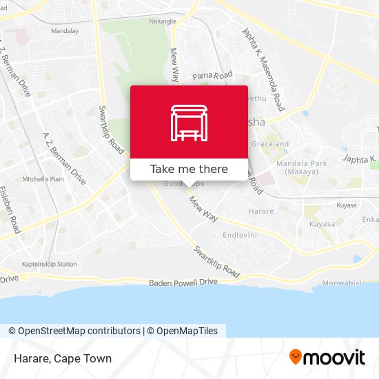 Harare map