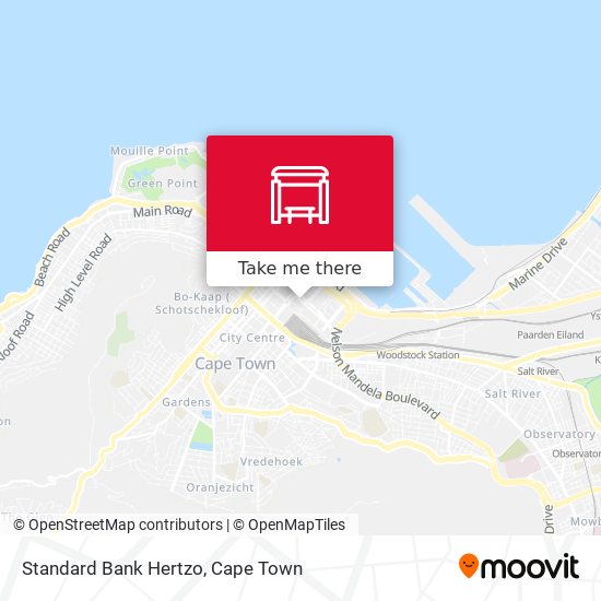 Standard Bank Hertzo map