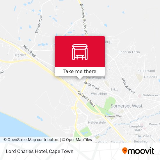 Lord Charles Hotel map