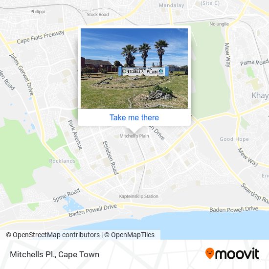 Mitchells Pl. map