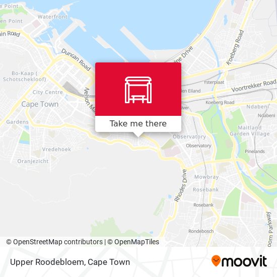 Upper Roodebloem map