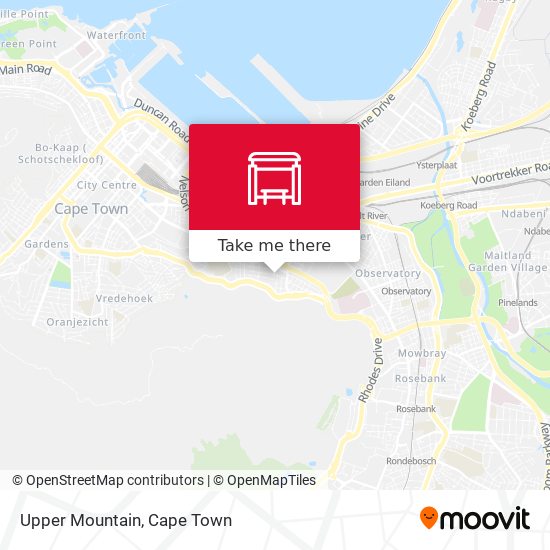 Upper Mountain map
