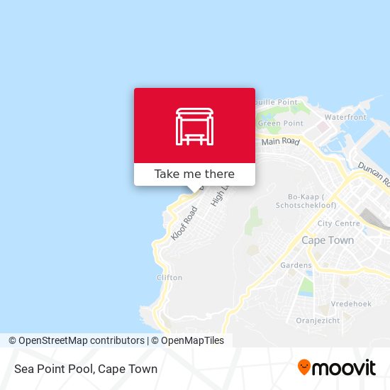 Sea Point Pool map