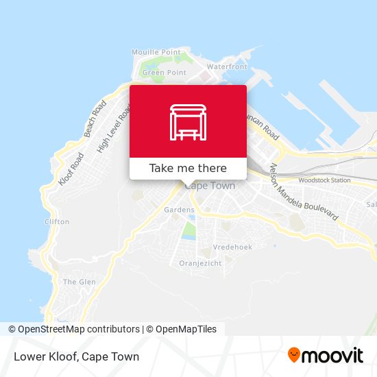 Lower Kloof map