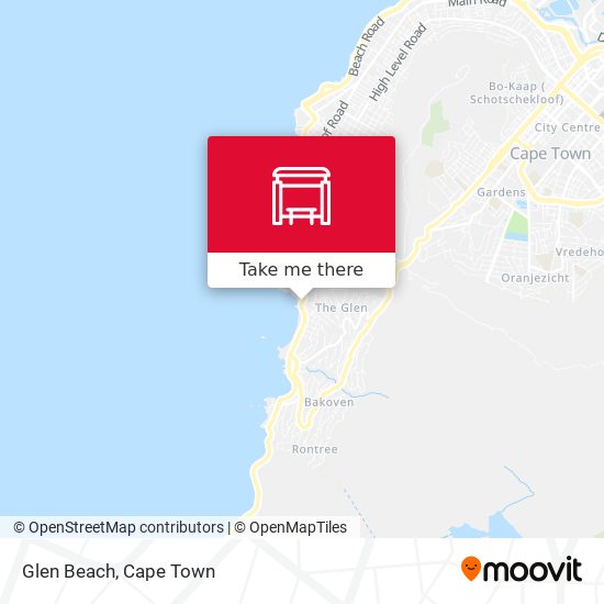 Glen Beach map