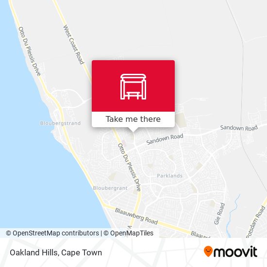 Oakland Hills map