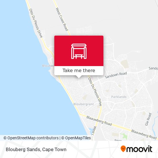 Blouberg Sands map