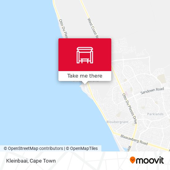 Kleinbaai map