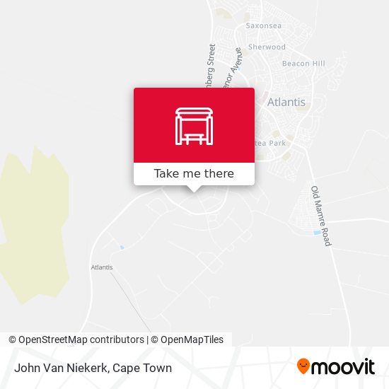 John Van Niekerk map
