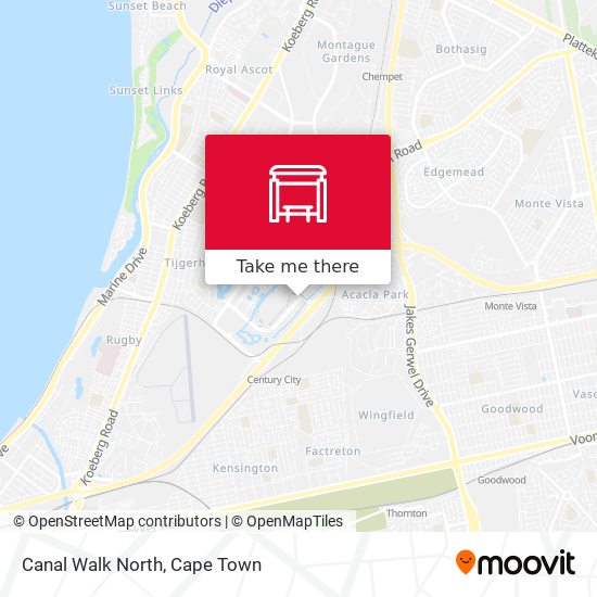 Canal Walk North map