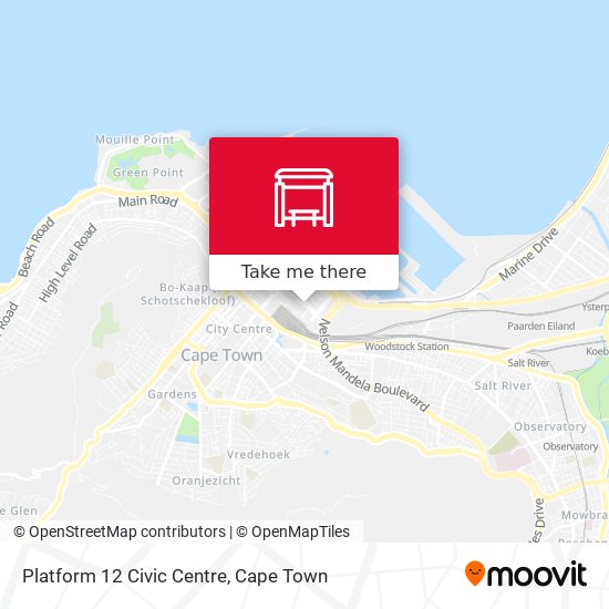 Platform 12 Civic Centre map