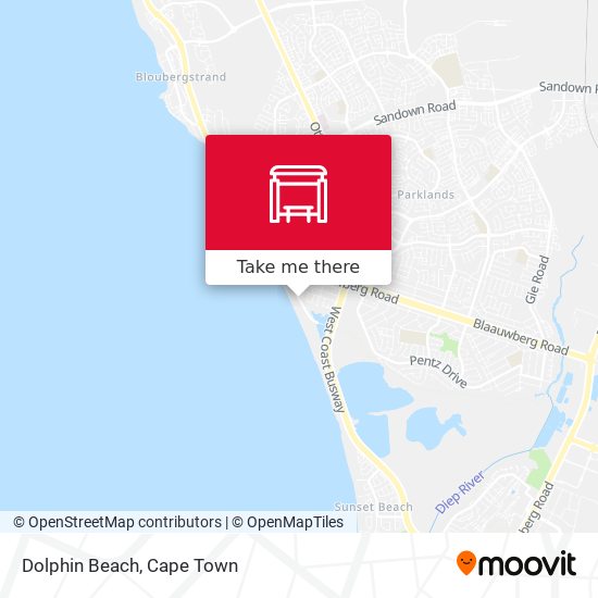 Dolphin Beach map