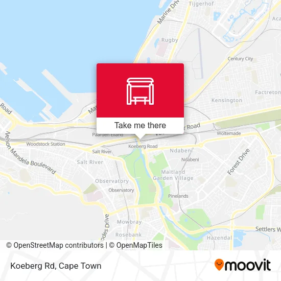 Koeberg Rd map