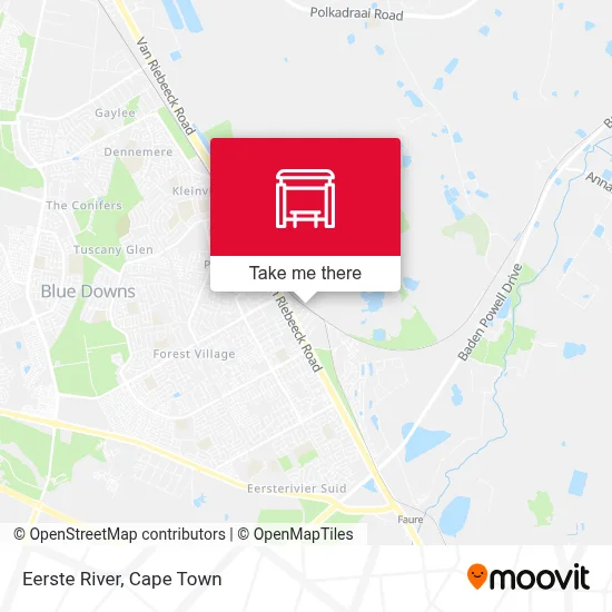 Eerste River station - Routes, Schedules, and Fares