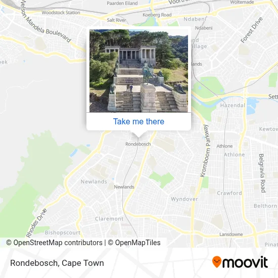 Rondebosch map