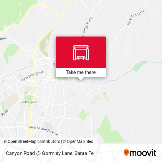Canyon Road @ Gormley Lane map