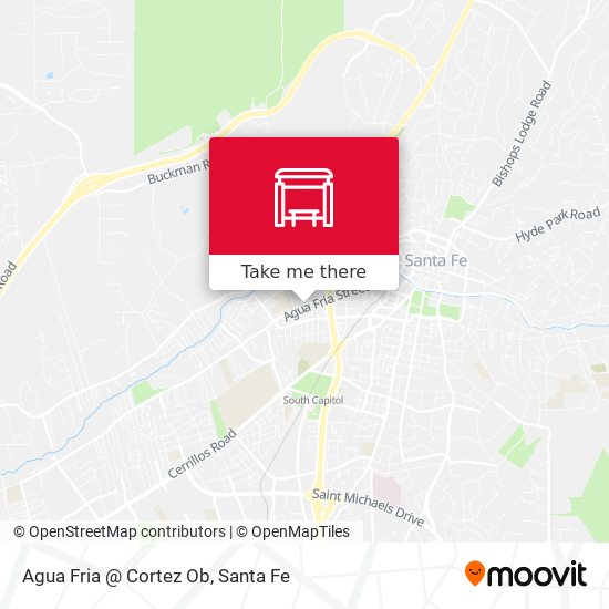 Agua Fria @ Cortez Ob map