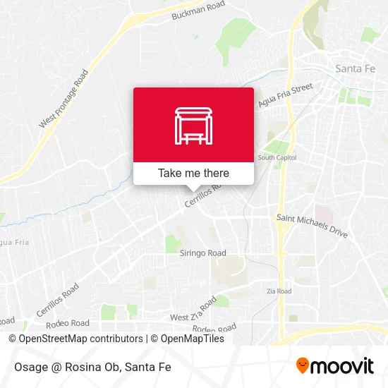 Mapa de Osage @ Rosina Ob