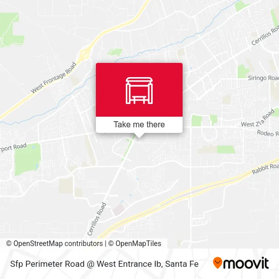 Mapa de Sfp Perimeter Road @ West Entrance Ib