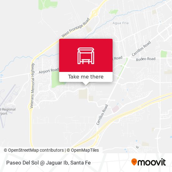 Paseo Del Sol @ Jaguar Ib map