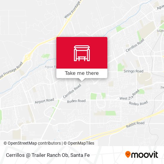 Mapa de Cerrillos @ Trailer Ranch Ob