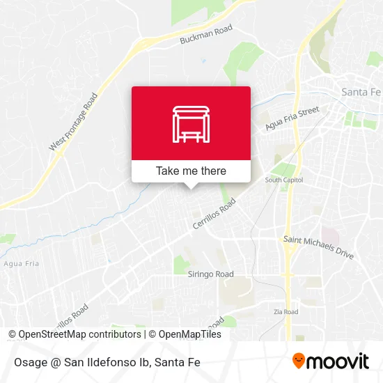 Osage @ San Ildefonso Ib map