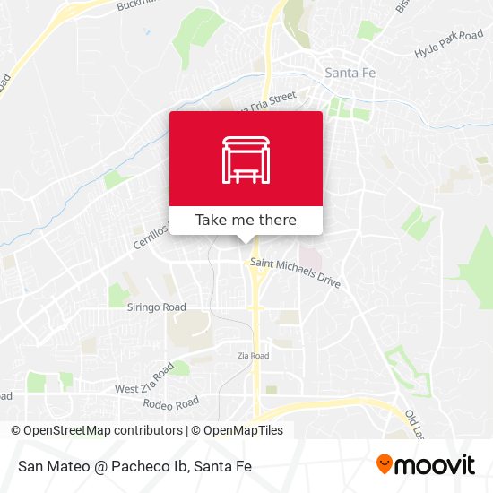 San Mateo @ Pacheco Ib map