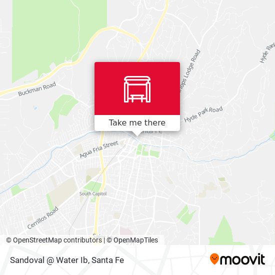 Sandoval @ Water Ib map
