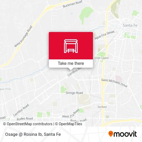 Mapa de Osage @ Rosina Ib