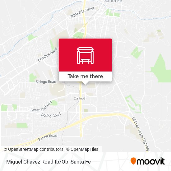 Miguel Chavez Road Ib/Ob map