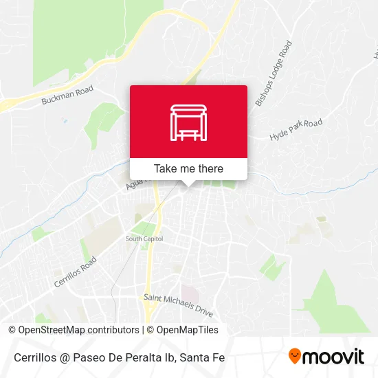 Mapa de Cerrillos @ Paseo De Peralta Ib