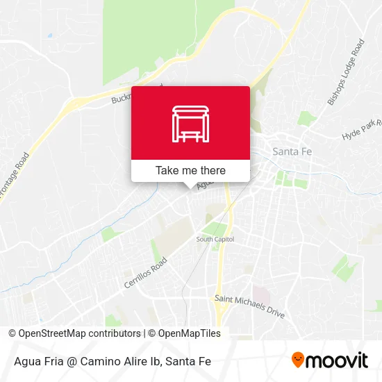 Mapa de Agua Fria @ Camino Alire Ib