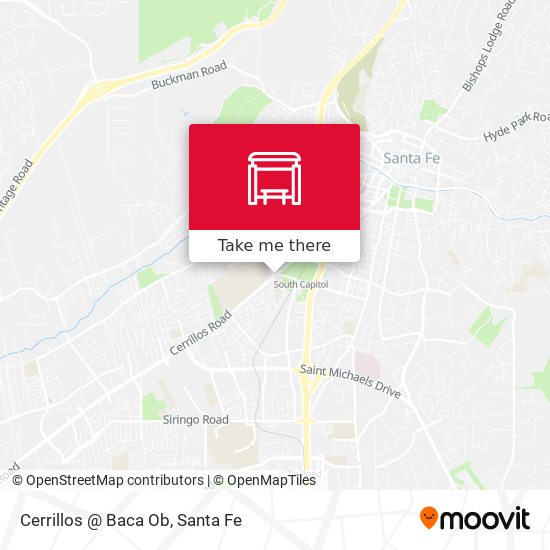 Cerrillos @ Baca Ob map